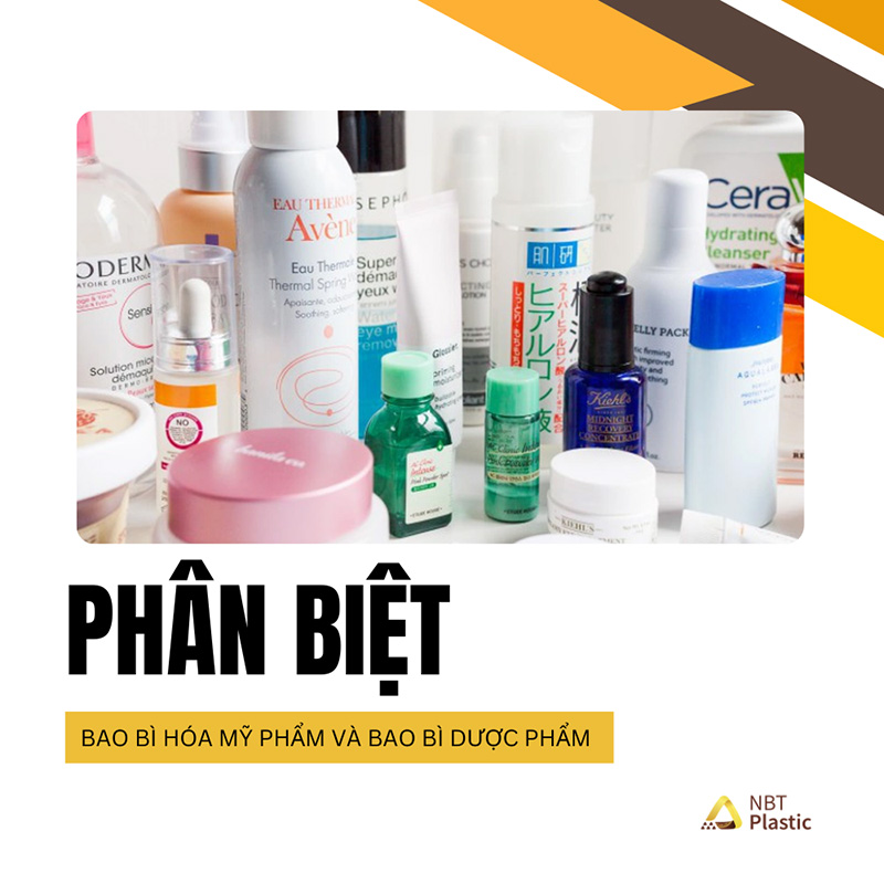 Phân biệt bao bì hóa mỹ phẩm và dược mỹ phẩm