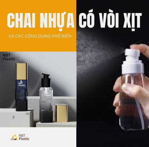 Chai nhựa có vòi xịt và các công dụng của nó